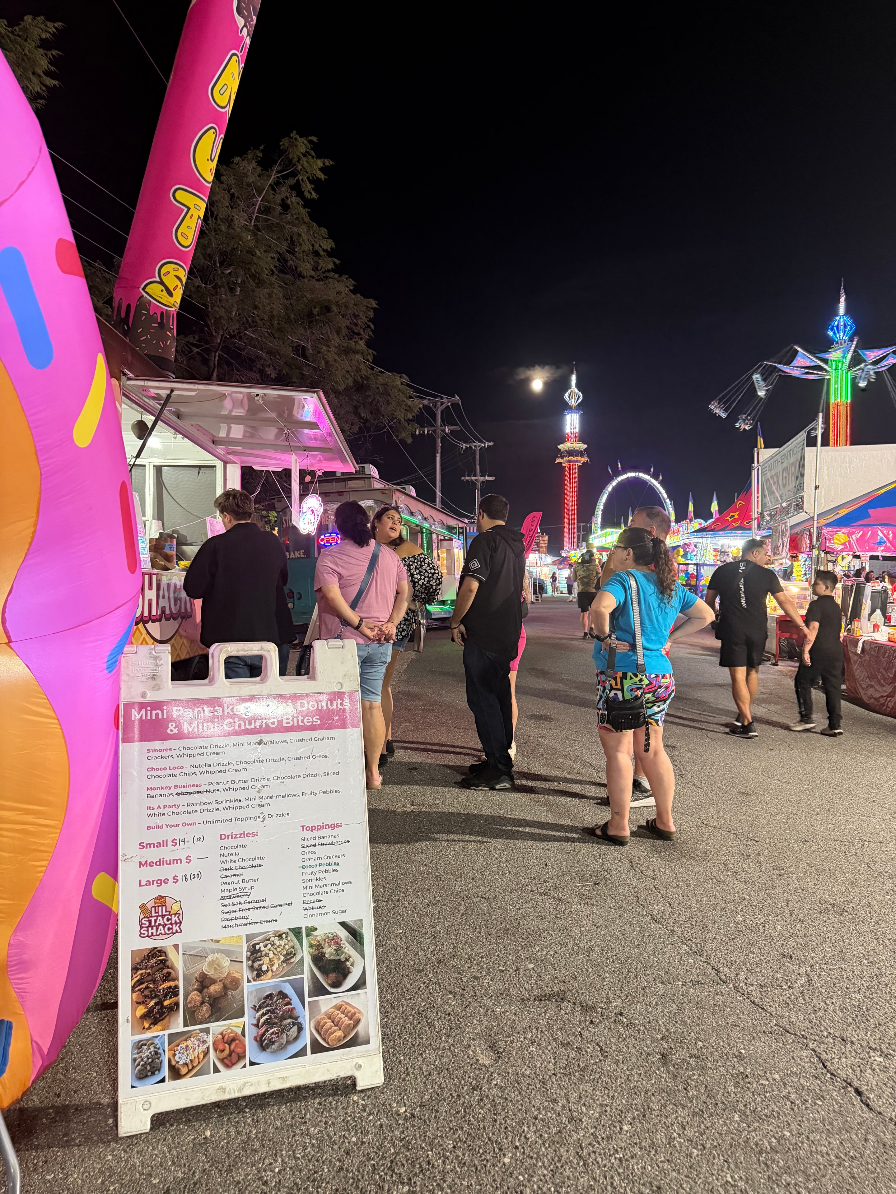 Maryland State Fair — Lil Stack Shack booth